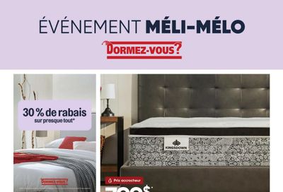 Dormez-vous Flyer October 1 to 7