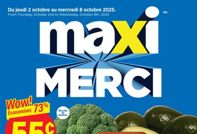 Maxi Flyer October 2 to 8 Maxi Flyer October 2 to 8