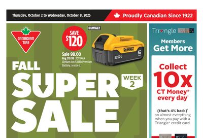 Canadian Tire (Atlantic) Flyer October 2 to 8 Canadian Tire (Atlantic) Flyer October 2 to 8