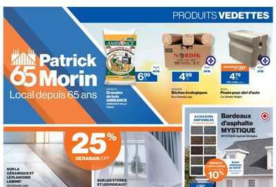 Patrick Morin Flyer October 2 to 8
