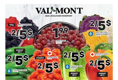 Val-Mont Flyer October 2 to 8