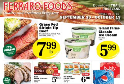Ferraro Foods Bi-Weekly Flyer September 30 to October 13