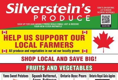 Silverstein's Produce Flyer September 30 to October 4