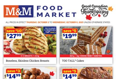 M&M Food Market (Atlantic & West) Flyer October 2 to 8