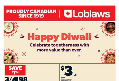 Loblaws (ON) Happy Diwali Flyer October 2 to 22