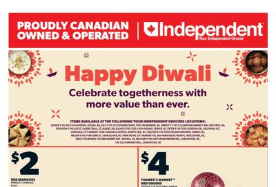 Independent Grocer (West) Happy Diwali Flyer October 2 to 22 Independent Grocer (West) Happy Diwali Flyer October 2 to 22