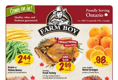 Farm Boy Flyer October 2 to 8 Farm Boy Flyer October 2 to 8