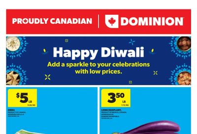 Dominion Happy Diwali Flyer October 2 to 22