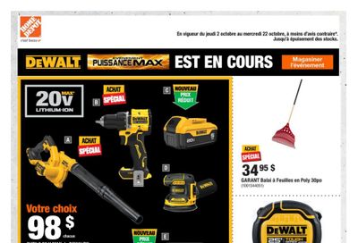Home Depot (QC) Flyer October 2 to 22