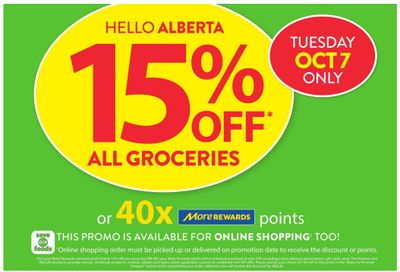 Save On Foods (AB) Flyer October 2 to 8