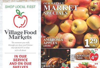 Village Food Markets Flyer October 1 to 7 Village Food Markets Flyer October 1 to 7