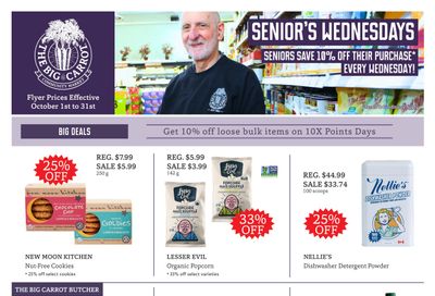 The Big Carrot Flyer October 1 to 31