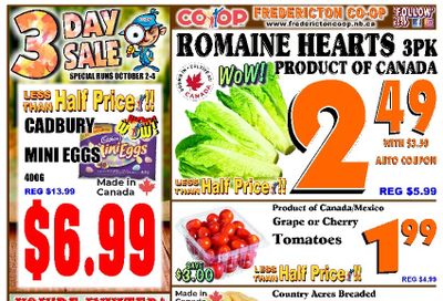 Fredericton Co-op Flyer October 2 to 8