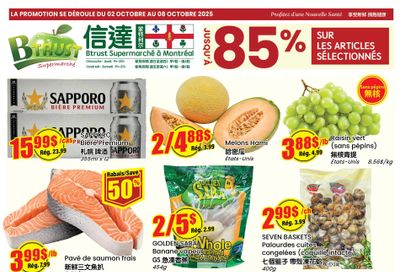 Btrust Supermarket (Montreal) Flyer October 2 to 8