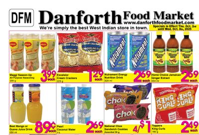 Danforth Food Market Flyer October 2 to 8