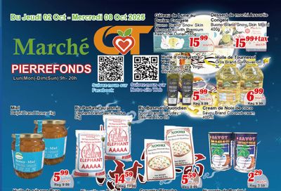 Marche C&T (Pierrefonds) Flyer October 2 to 8