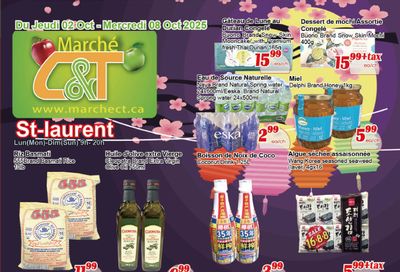 Marche C&T (St. Laurent) Flyer October 2 to 8
