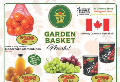 The Garden Basket Flyer October 2 to 8