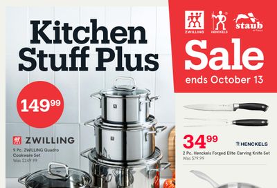Kitchen Stuff Plus Flyer October 2 to 13 Kitchen Stuff Plus Flyer October 2 to 13