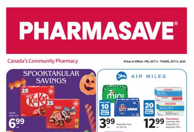 Pharmasave (ON & West) Flyer October 3 to 9