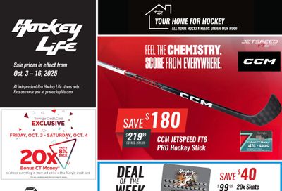 Pro Hockey Life Flyer October 3 to 16