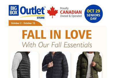 Big Box Outlet Store Flyer October 2 to 15