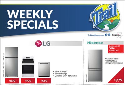 Trail Appliances (AB & SK) Flyer October 2 to 8