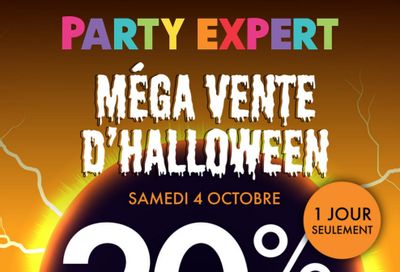 Party Expert Flyer October 2 to 30