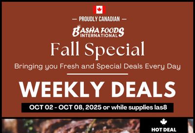 Basha Foods International Flyer October 2 to 8 Basha Foods International Flyer October 2 to 8