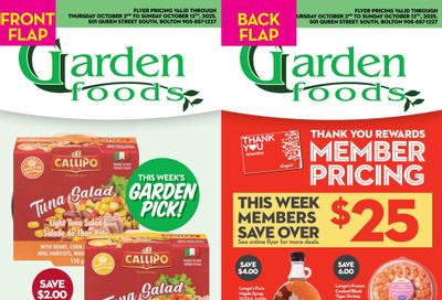 Garden Foods Flyer October 2 to 12 Garden Foods Flyer October 2 to 12