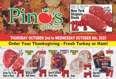 Pino's Flyer October 2 to 8