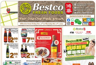 BestCo Food Mart (Downtown Toronto) Flyer October 3 to 9