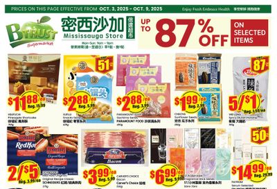 Btrust Supermarket (Mississauga) Flyer October 3 to 9
