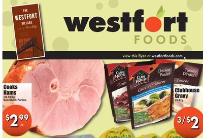 Westfort Foods Flyer October 3 to 9
