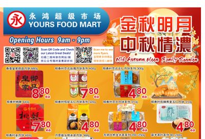 Yours Food Mart Flyer October 3 to 9