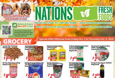 Nations Fresh Foods (Brampton) Flyer October 3 to 9