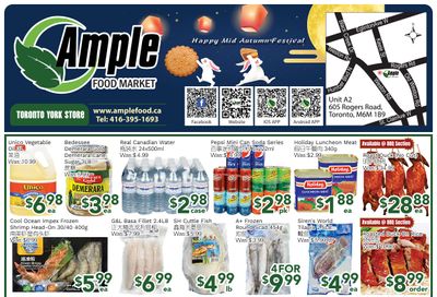 Ample Food Market (North York) Flyer October 3 to 9 Ample Food Market (North York) Flyer October 3 to 9