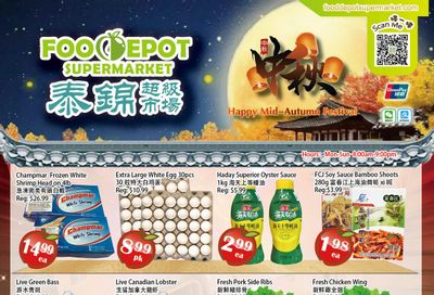 Food Depot Supermarket Flyer October 3 to 9