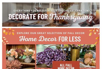 Lakeside Garden Gallery Flyer October 3 to 9