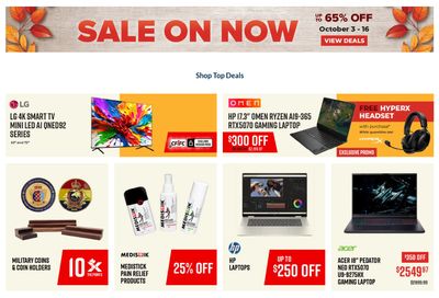Canex Flyer October 3 to 16 Canex Flyer October 3 to 16