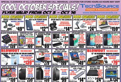 TechSource Flyer October 3 to 16 TechSource Flyer October 3 to 16