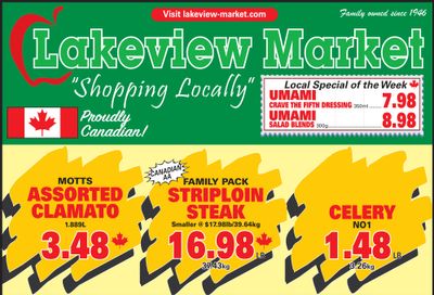 Lakeview Market Flyer October 4 to 10 Lakeview Market Flyer October 4 to 10