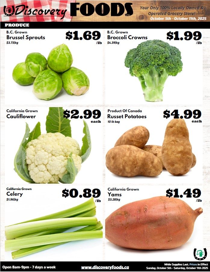 Discovery Foods Flyer October 5 to 11