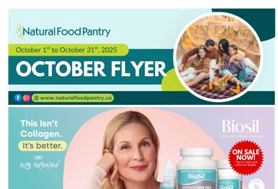 Natural Food Pantry Flyer October 1 to 31 Natural Food Pantry Flyer October 1 to 31