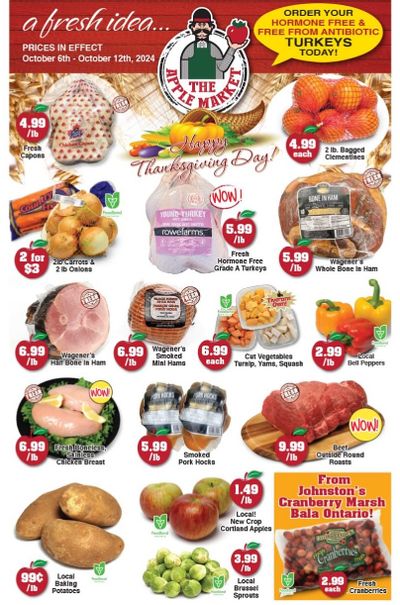 The Apple Market Flyer October 6 to 12