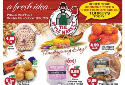 The Apple Market Flyer October 6 to 12