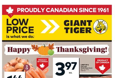 Giant Tiger (Atlantic) Flyer October 8 to 14