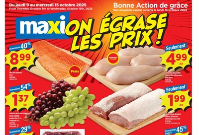 Maxi Flyer October 9 to 15 Maxi Flyer October 9 to 15
