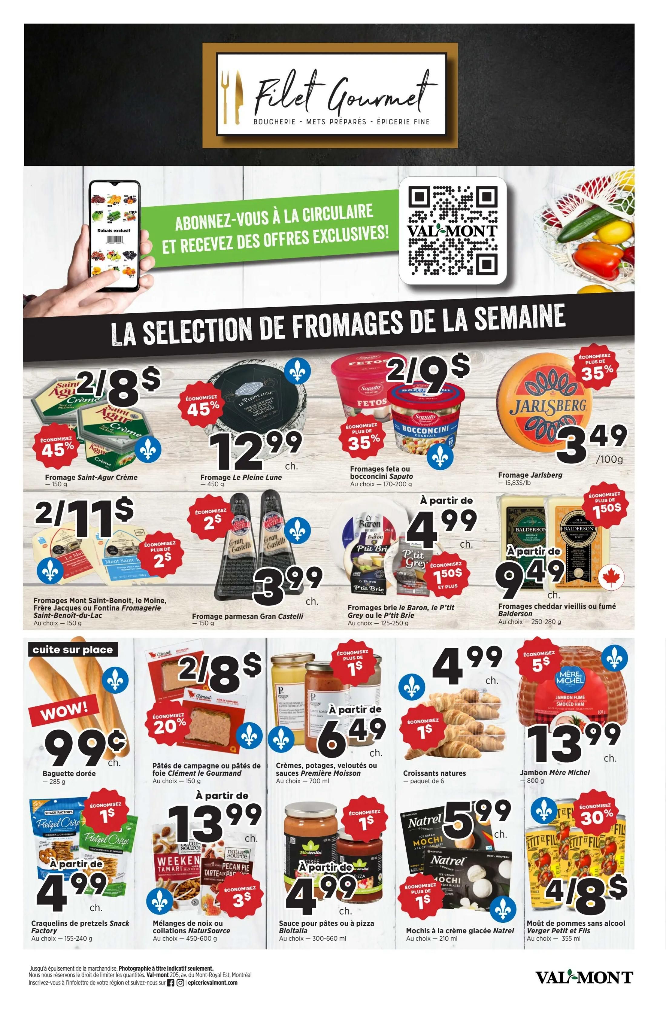 Val-Mont Flyer October 9 to 15