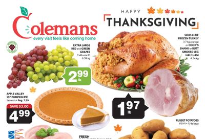 Coleman's Flyer October 9 to 15
